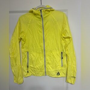 Eddie Bauer  for First Ascent Vibrant Yellow Windbreaker Jacket very lightweight